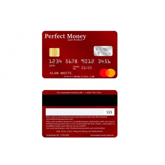 Perfectmoney Debit card (Mastercard) 